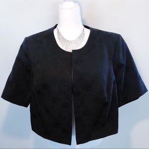NWT short sleeve bolero cropped blazer